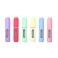 5ML Matte Aluminum Travel Perfume Atomizer Refillable Empty Perfume Spray Bottle Bottom Underfill Screw Cap Pump Sprayer Sealing