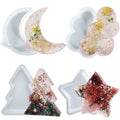YS DIY Crystal Moon Star Cloud Christmas Tree Flowers Preservation Silicone Mold Epoxy Resin Art Craft for Home Party Decor