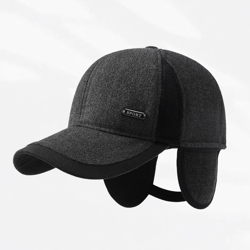 Daily Life protection Ear Flap Old Man Dad Hat Winter Warm Hat