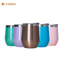 YEWAY Drop Shipping Strict Quality Control Double Wall Food Grade 304 Stainless Steel Beer Mug 12 oz Travel Coffee Mug With Lid