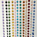 Colorful Polished Crystal Octagon Beads Curtain Chain for Wedding Decoration