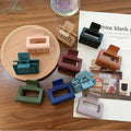INS New Style Small Size 5cm Hair Claw Hair Accessories Acetate Acrylic Made Frosted Matte Hair Claw