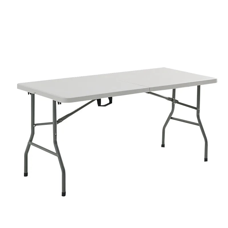 1.5m Outdoor Foldable Plastic Table Rectangular Catering Banquet Picnic Plastic Folding Outdoor Table