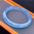 Wholesale Strands Fashion Quartz Beads Crystal Jewelry Natural Gemstone Blue Aquamarine Bangle