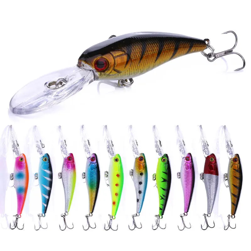 9.5CM 8G NEWUP Artificial Lifelike Fishing Bait Hard Plastic Minnow Lure