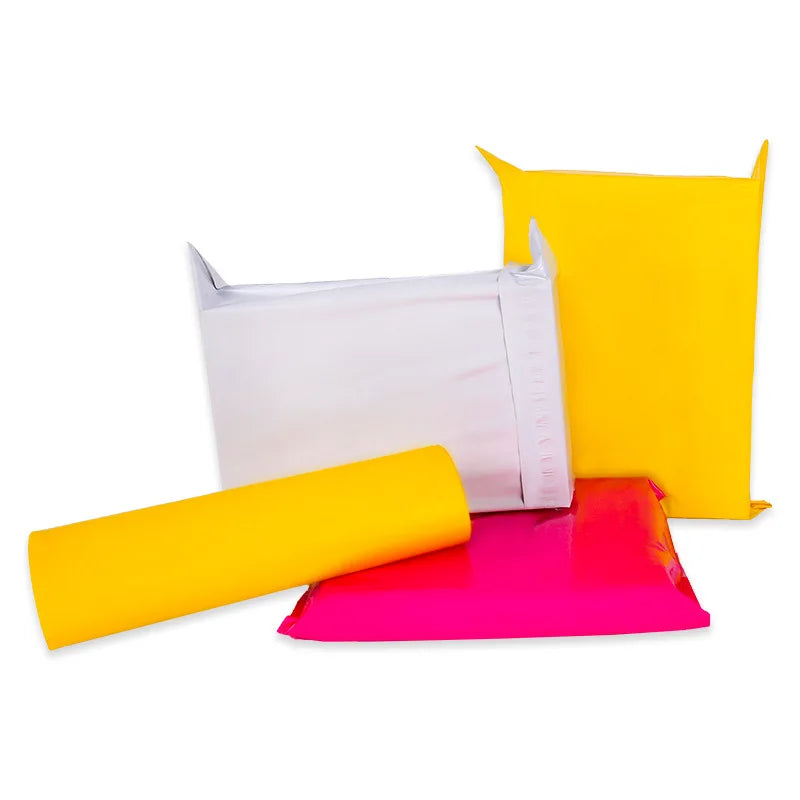 Wholesale Multicolor Polymailer Courier Bag for Shoes & Socks Custom Logo Printed 25*35cm 60 Microns for Bags