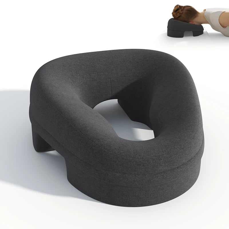 Factory Customized Knitted Face Down Face Pillow High Density Memory Foam Beauty Salon or Office Nap Removable & Washable