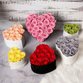 Christmas Valentine's Day Gift Round Set Hug Bucket Eternal Rose Dried Flower Red High Quality Rose Gift