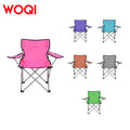 WOQI Wholesale Customized Modern Iron Compact Portable Barbecue Fishing Beach Chair Outdoor Folding Camping