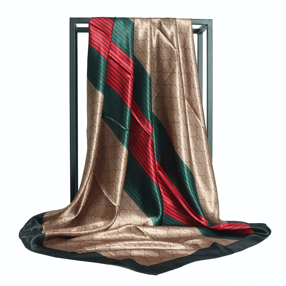 Custom Polyester Scarves Digital Screen Scarf Service Solutions Various Sizes Materials Available Custom Hairbands Handkerchiefs