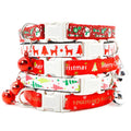 Pet Supplies Safety Buckle with Bell Printed Holiday Gift for Dog Walking