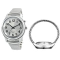 Germany Spanish English Men's Talking Watch Big Number for the Blind Visually Impaired Seniors With Alarm