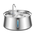 4L Stainless Steel Cat Water Fountain Automatic Pet Water Dispenser Ultra Quiet Dog Water Fountain with Filter for Cat Fountain