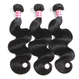 Top Selling 36 38 40 Inch Peruvian Human Remy Hair Cuticle Aligned Bundle Extension Natural Body Wave Hair Bundles Double Drawn