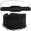 Men's and Women's Dip Pull-Up Belt for Crossfit Weight Lifting Gym Training Bodybuilding Weightlifting with Chain Power Bags