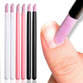 Quartz Stone Scrub Nail Art Pen Cuticle Trimmer Straight Emery Manicure Tools Including Nail File Rods Cuticle Remover Sanding