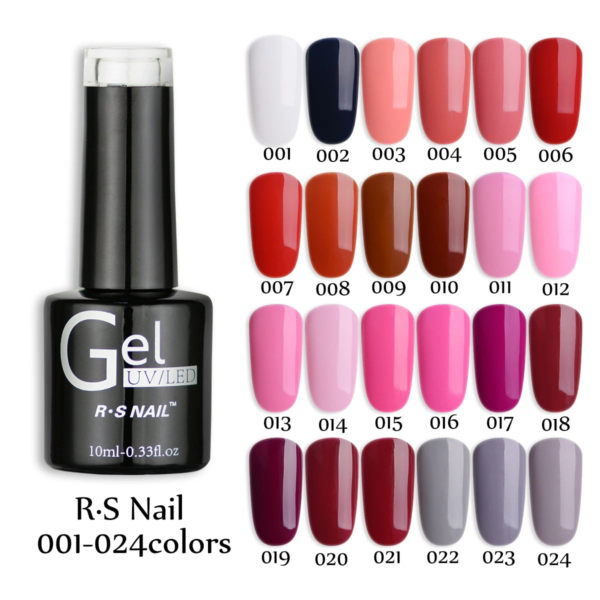 R S Nail China Manufacturer Free Sample No Base No Top Color One Step Gel Many Color to Choose Nail Gel Supplier for Beauty MegaBDM