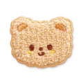 New Self Adhesive/Hook&loop Brooch Embroidery Cute Cartoon Plush Bear Sheep  Patch for Decoration