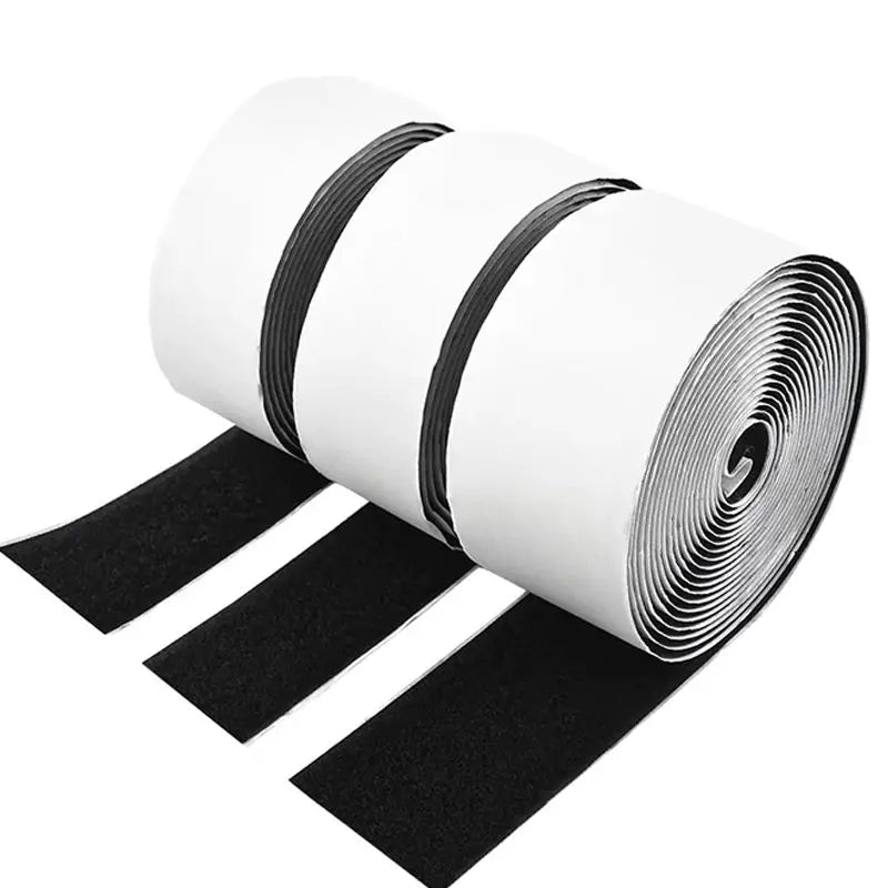 Strong Adhesive Fastener Tape Velcroes Strip Nylon Fabrics Adhesive 100% Nylon Velcroes Self-adhesive Hook and Loop Tape Roll