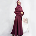 Wholesale New Collection Simple Design Traditional Muslim Clothing&accessories Plain Modest Abaya Women Muslim Dress for Eid