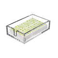 Factory Wholesale Transparent Desk Napkin Holder Tissue Organizer Box Storage Plastic Paper Hand Towels 9x5.5x2.5 Inch