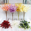 High Quality Fabric Faux Eucalyptus Grass Branches Leaves Artificial Greenery