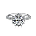 2024 New 925 Sterling Silver Hug Wedding Engagement Ring Sets 5A Zirconia Diamond Finger Silver Plated Jewelry for Women