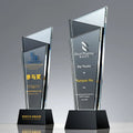 Personalized Black and Clear Crystal Plaque Trophy MH-NJ0246