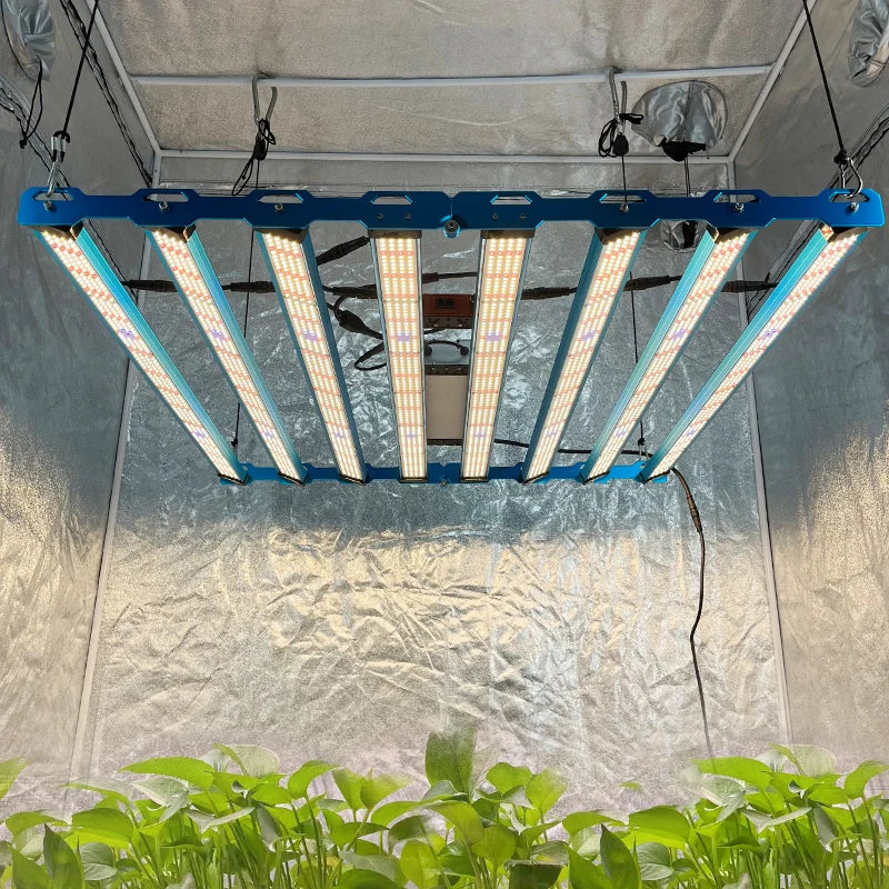 Free Tax to EU KingBrite P55-800W Full Spectrum LM301H/LM281B+ Pro LED Grow Light Bar Red 660nm UV IR+Blue 460nm