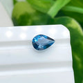 Pear Cut 5x3mm~12x8mm Good Quality London Blue Topaz Price Per Piece Crystal  Jewelry Natural London Blue Topaz