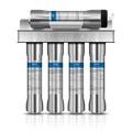Dual Purpose Alkalin UF Water Filter Purifier Electric Powered Under-Sink Household Water Treatment System