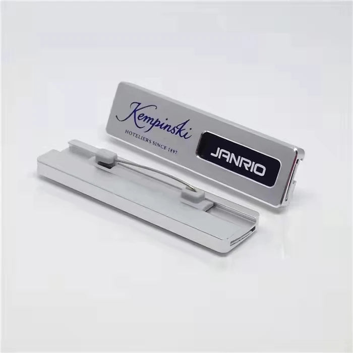 Factory Price Customized Printed Metal Nameplate with Company LOGO Aluminum Nameplate Stainless Steel Metal Name Tag