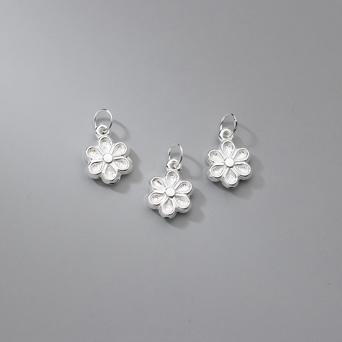 Fashion 925 Sterling Silver Pendant Gold Plated Charms for Jewelry Necklace Making