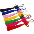 Factory Sale 12CM Handmade Polyester Chinese Knot Tassels for Bookmark Lantern Car Home Decoration