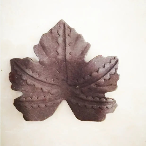 85x85mm  Components Elements Forged for Decoration Wrought Iron Maple Leaf for Stairs Railing Handrail  Gate Fence Parts