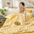 Knitted 100% Cotton Summer Quilt Set Comforter Sets Luxury Bedding
