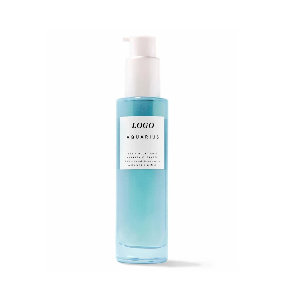 Aixin Private Label 100ml Facial Cleanser Cream Packaging Tube for Face Wash BHA + Blue Tansy Clarity Facial Cleanser
