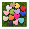 Colorful Large Love Heart Flat Back Resin Accessories Hair Jewelry Materials DIY Phone Refrigerator Crafts Applique