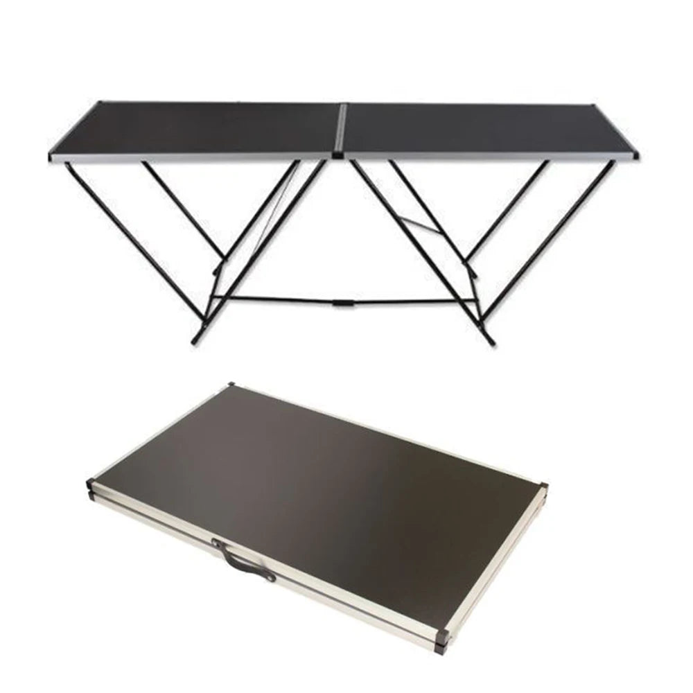 Modern Outdoor Garden Folding Wallpaper Pasting Tables Portable Narrow Rectangle for Dining Parks Foldable Outdoor Furniture