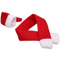 Mini Christmas Wine Bottle Scarf Hat Set Cute Non-woven Fabric Bottle Covers for Xmas Dinner Table Decor Holiday Party Favors