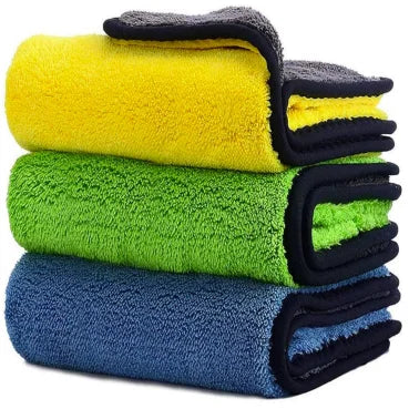 High Quality Thicken Microfiber Car Detailing Polishing Water Absorbent Coral Fleece Cleaning Cloth Microfiber Car Wash Towel