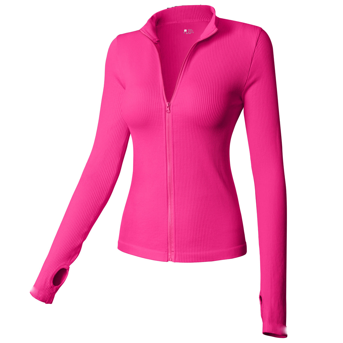 Wholesale Women's Seamless Zippered High Neck Sports Tight Yoga Top MegaBDM