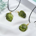 Natural Czech Meteorite Stone Healing Necklace Crystals Quartz 3-5g Moldaudio Pendant Irregular Shape Unisex Energy Reiki
