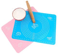 Pink Blue Silicone Kneading Pad Pastry Large Rolling Dough Macaroo Non-Stick Maker Holder Baking Mat