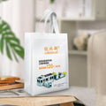 Custom logo Full Color Imprint Promotion Non-woven Fabric  Carry Shopping Tote Non Woven Bag