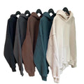 2022 New Arrival Winter Heavyweight Polar Fleece 400gsm Solid Breathable Windproof Boxy Hoody Oversized Plain Baggy Plus Size