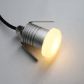 1W LED Wall Crescent Moon Lamp IP67 Waterproof Underground Recessed Stairs Lights Outdoor 12V-24V Acrylic Moonlight Deck Light