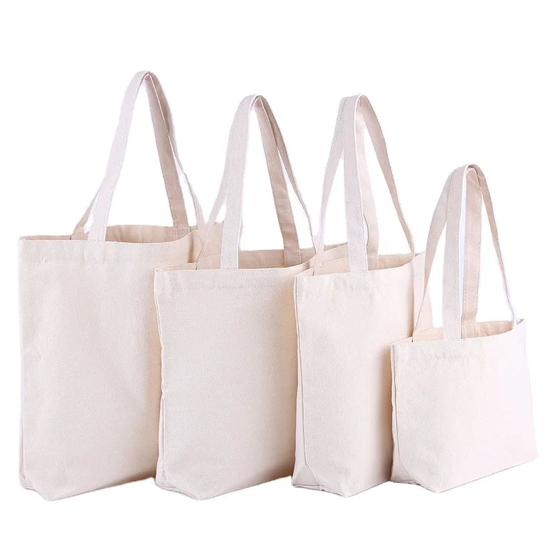 Custom Cotton Canvas Tote Bag Cotton Canvas Bag Reusable Shopping Bags
