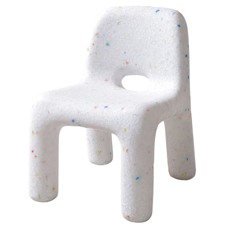 Hanyee 2025 Modern PE Plastic Chair Confetti Chair  Environmentally Kids Chair  for Living Room School Home Furniture