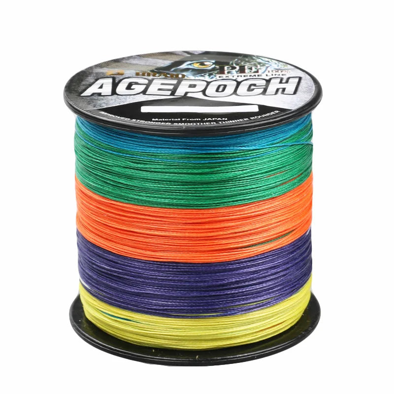 DORISEA X8 Extreme Braid Multifilament Fishing Wire 100% PE 8 Strands 1000M 6LB 8LB for River Lake Stream Fishing